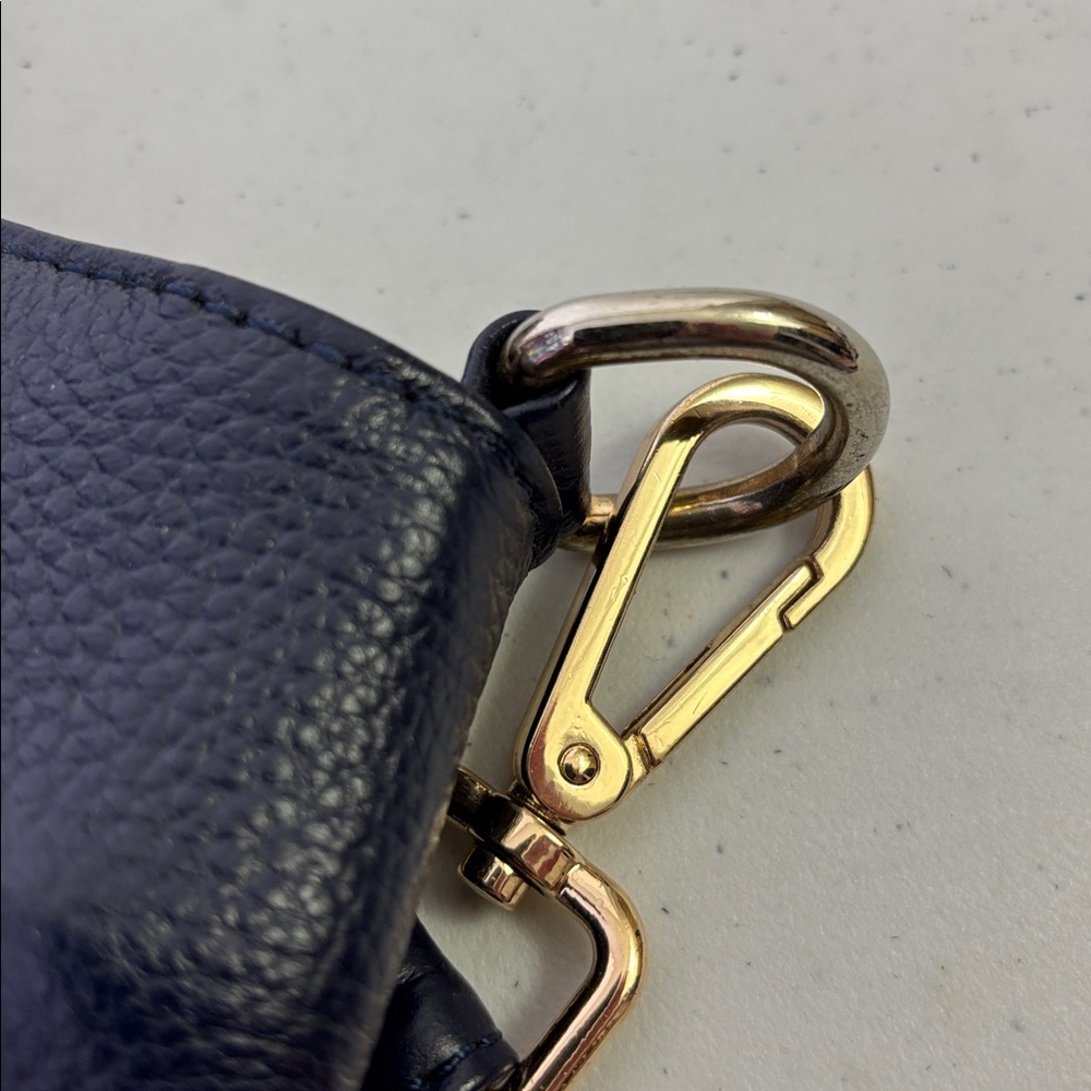 Onna Ehrlich Navy Leather Stacy Purse - Picture 9 of 9